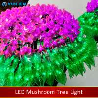 Hot sale outdoor musical led christmas tree lights with wedding decoration